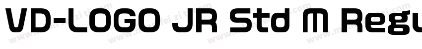 VD-LOGO JR Std M Regular字体转换
